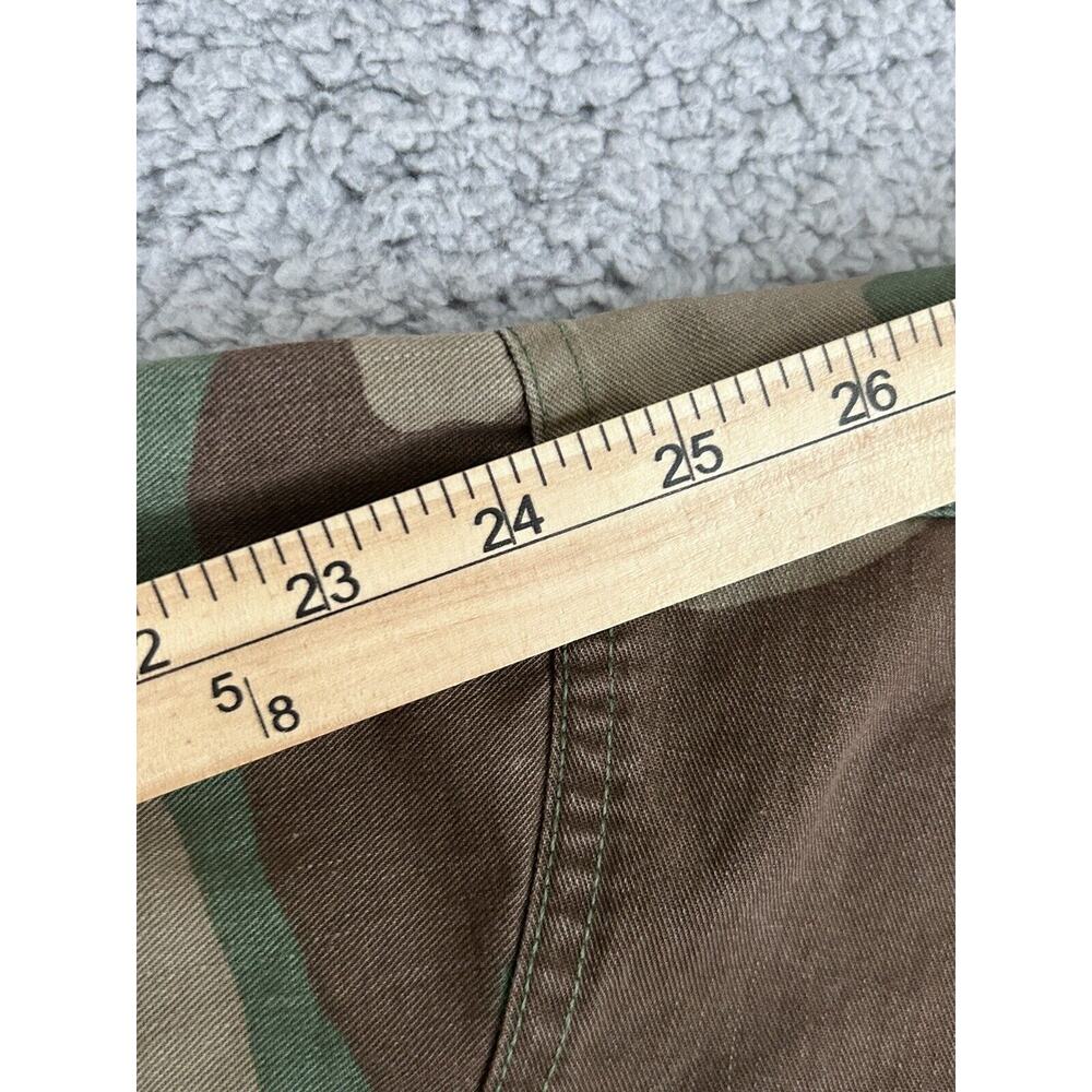 US Military Jacket Men Medium Coat Camo Woodland Hot Weather BDU Patches - Picture 12 of 14